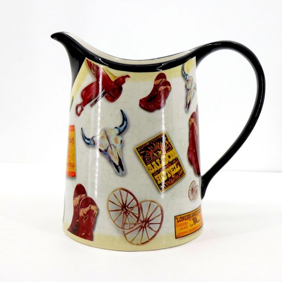 Lifestyle Home Mary Hughes Designs "Rodeo" Pitcher - Picture 2 of 10